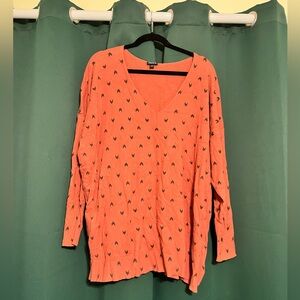 ➡️ Torrid Arrow Print V-Neck Sweater – Size 3 ➡️